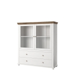 Vitrineskap EVORA 46 white