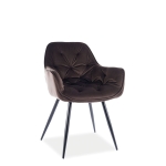 Stol CHERRY VELVET brun