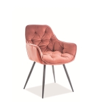 Stol CHERRY VELVET antikkrosa