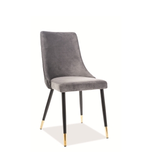 Stol PIANO VELVET grå