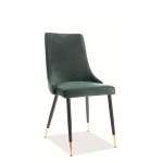 Stol PIANO VELVET flaskegrønn