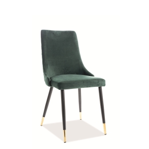 Stol PIANO VELVET flaskegrønn