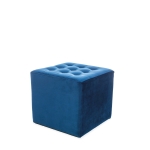 Puff LORI VELVET marineblå