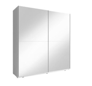 Garderobeskap MIKA III hvit 200 cm