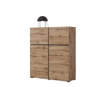 Skap CROSS 76 eik 119x139 cm