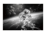 Glassbilde COSMONAUT 120x80