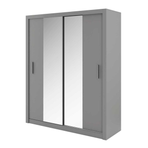 Garderobeskap IDA ID-03 grå 180 cm