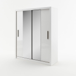 Garderobeskap IDA ID-03 hvit 180 cm