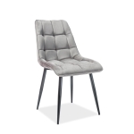 Stol CHIC VELVET grå